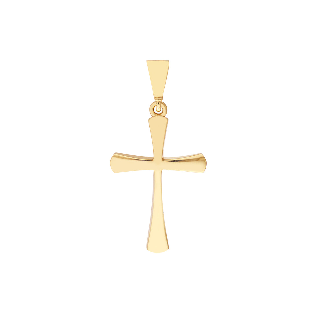 High Polished Cross Pendant