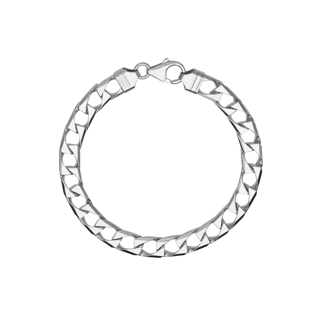 11.7mm Square Curb Bracelet