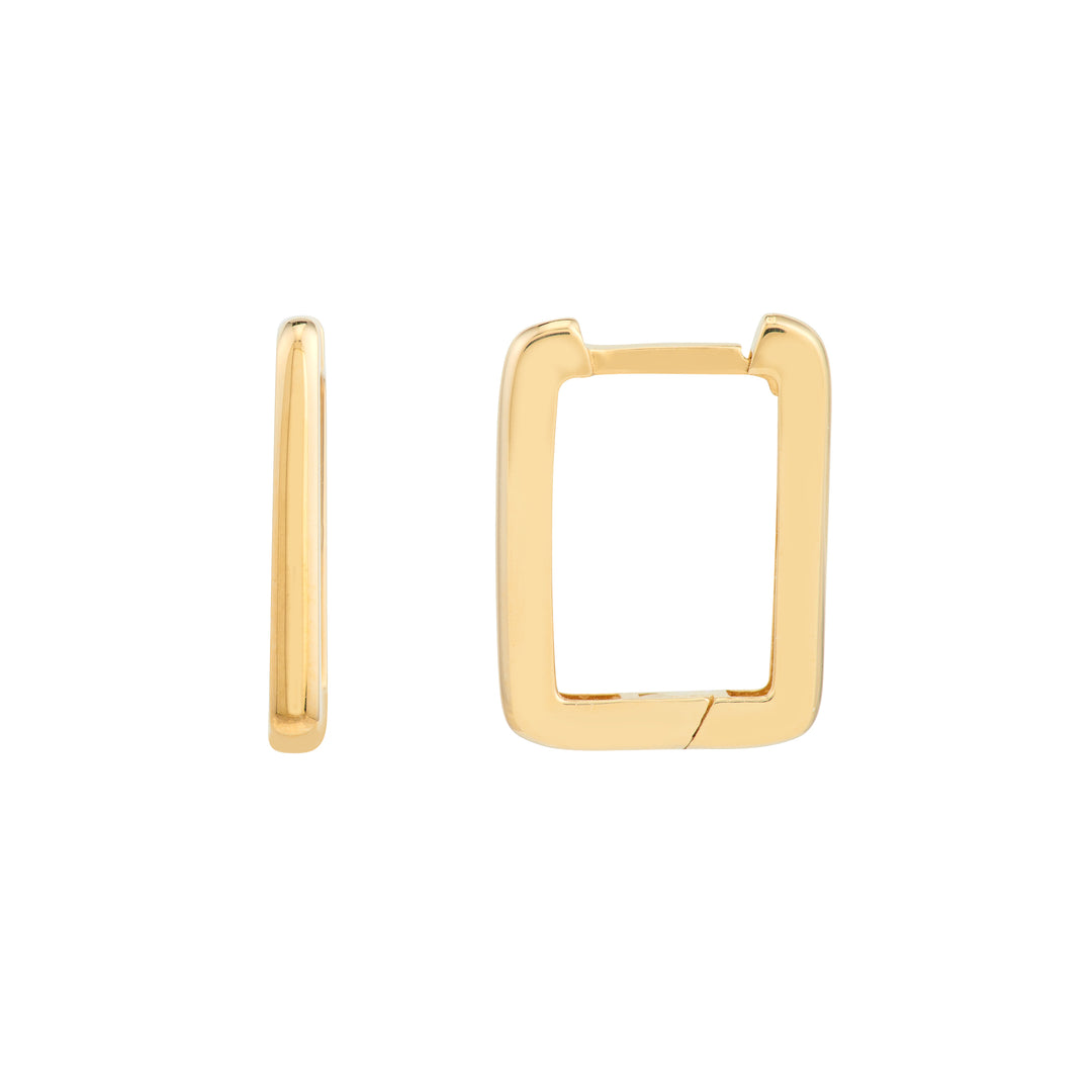 Square Frame Paper Clip Earrings