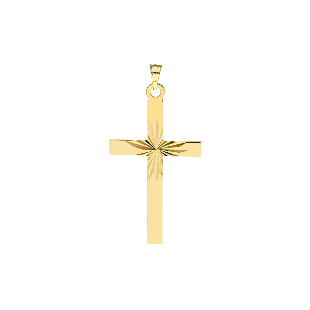 Diamond Cut Center Cross