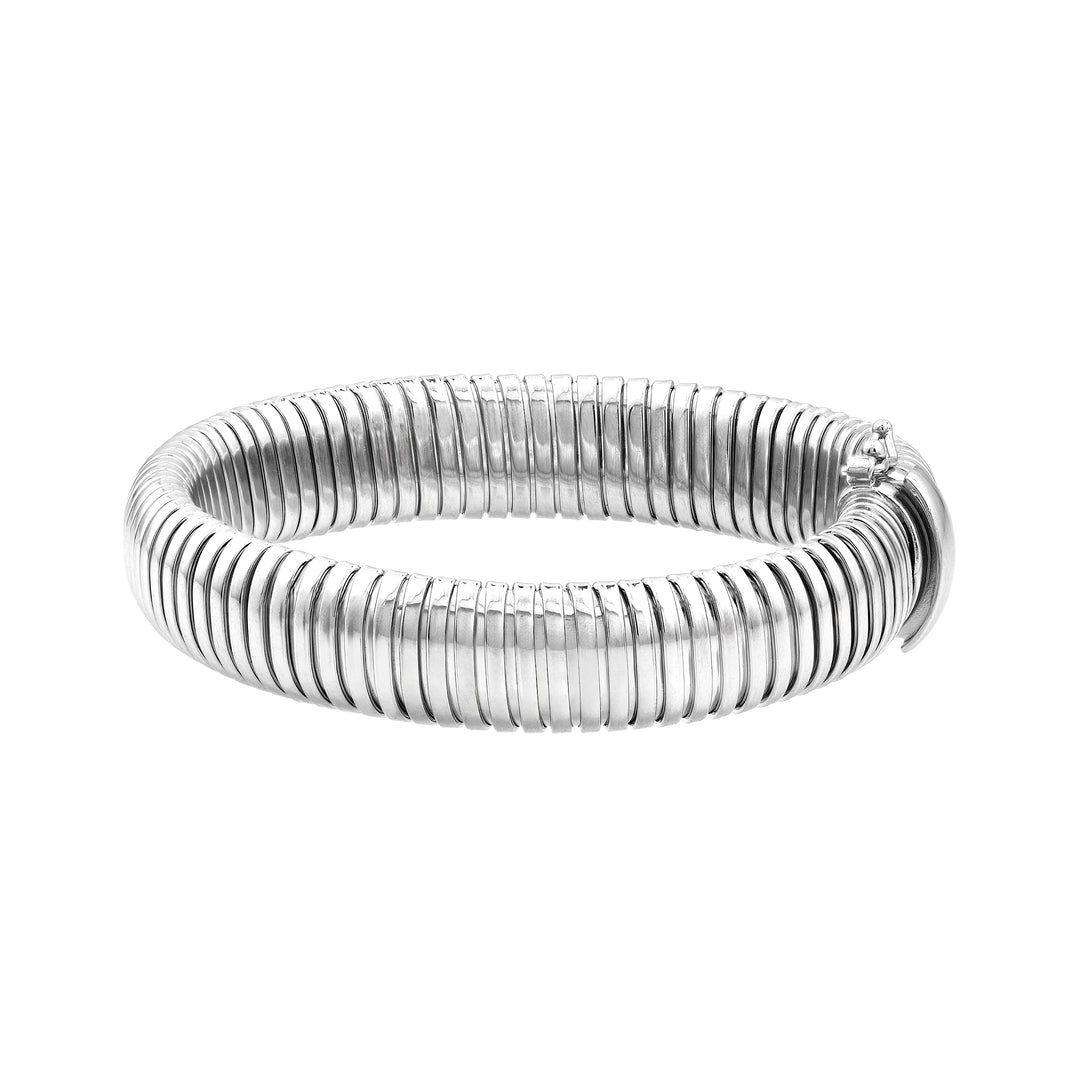 14mm Sterling Silver Tubogas Bracelet