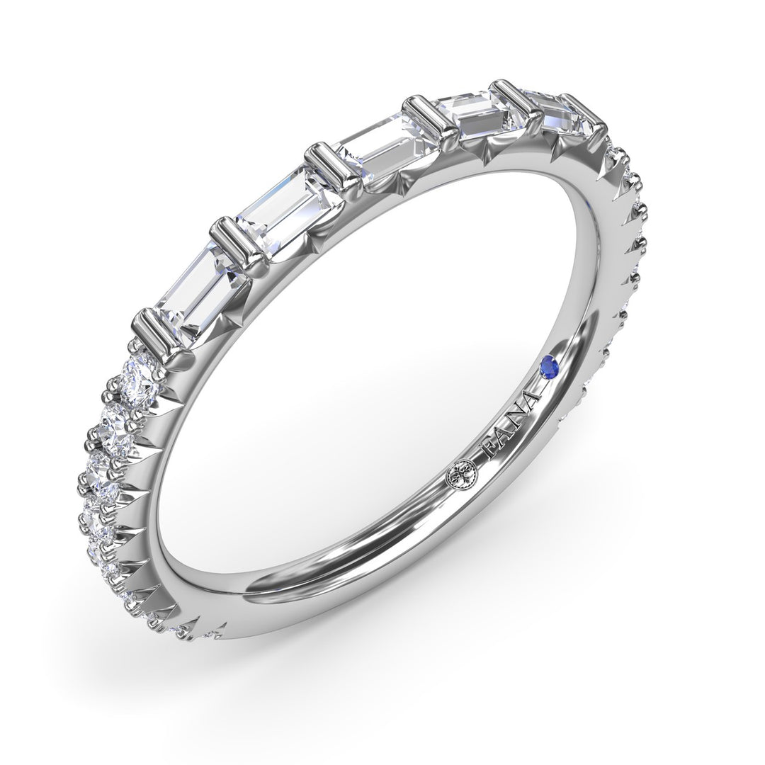 Baguette Diamond Wedding Band