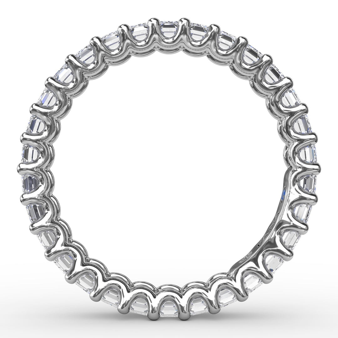 2.39ct Emerald Cut Eternity Band