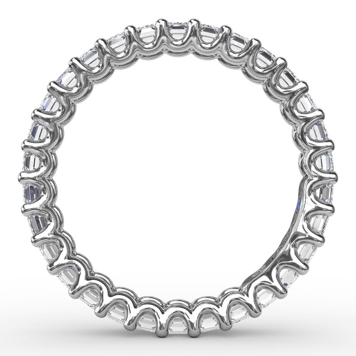 2.39ct Emerald Cut Eternity Band