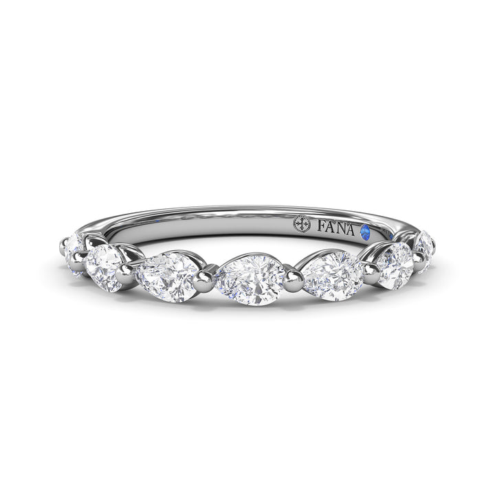 Angelic Oval Diamond Band