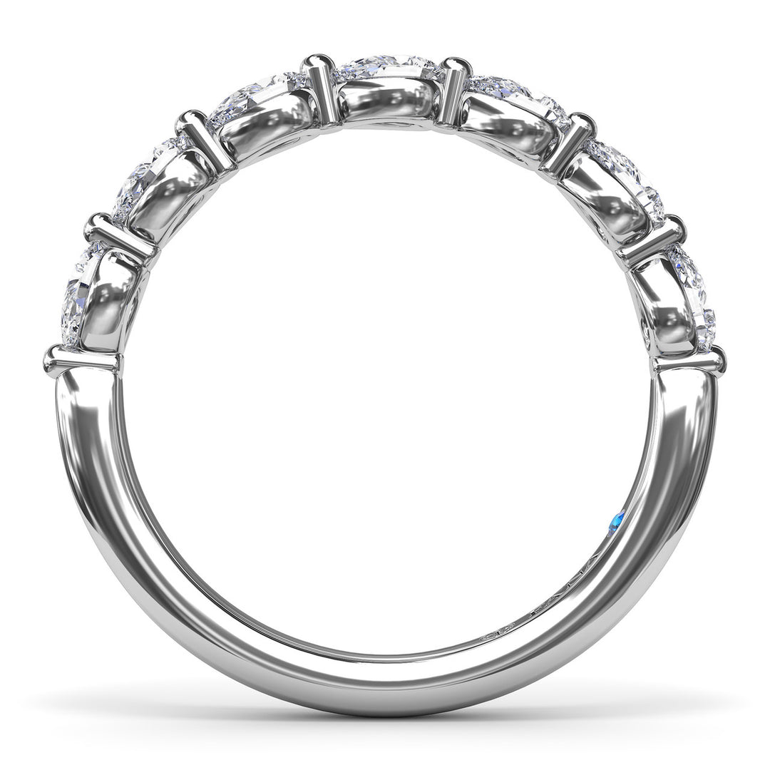 Angelic Oval Diamond Band