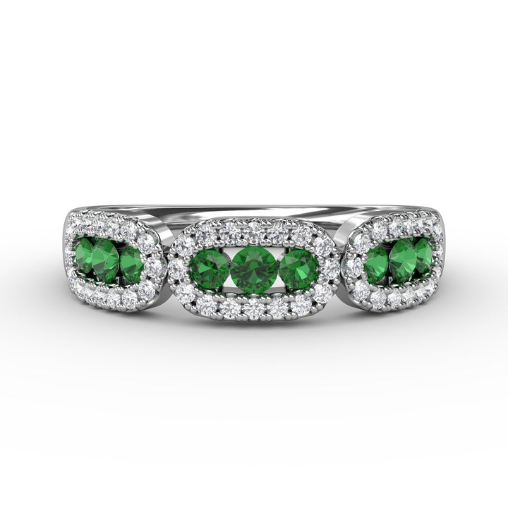 Petite And Precious Emerald And Diamond Ring