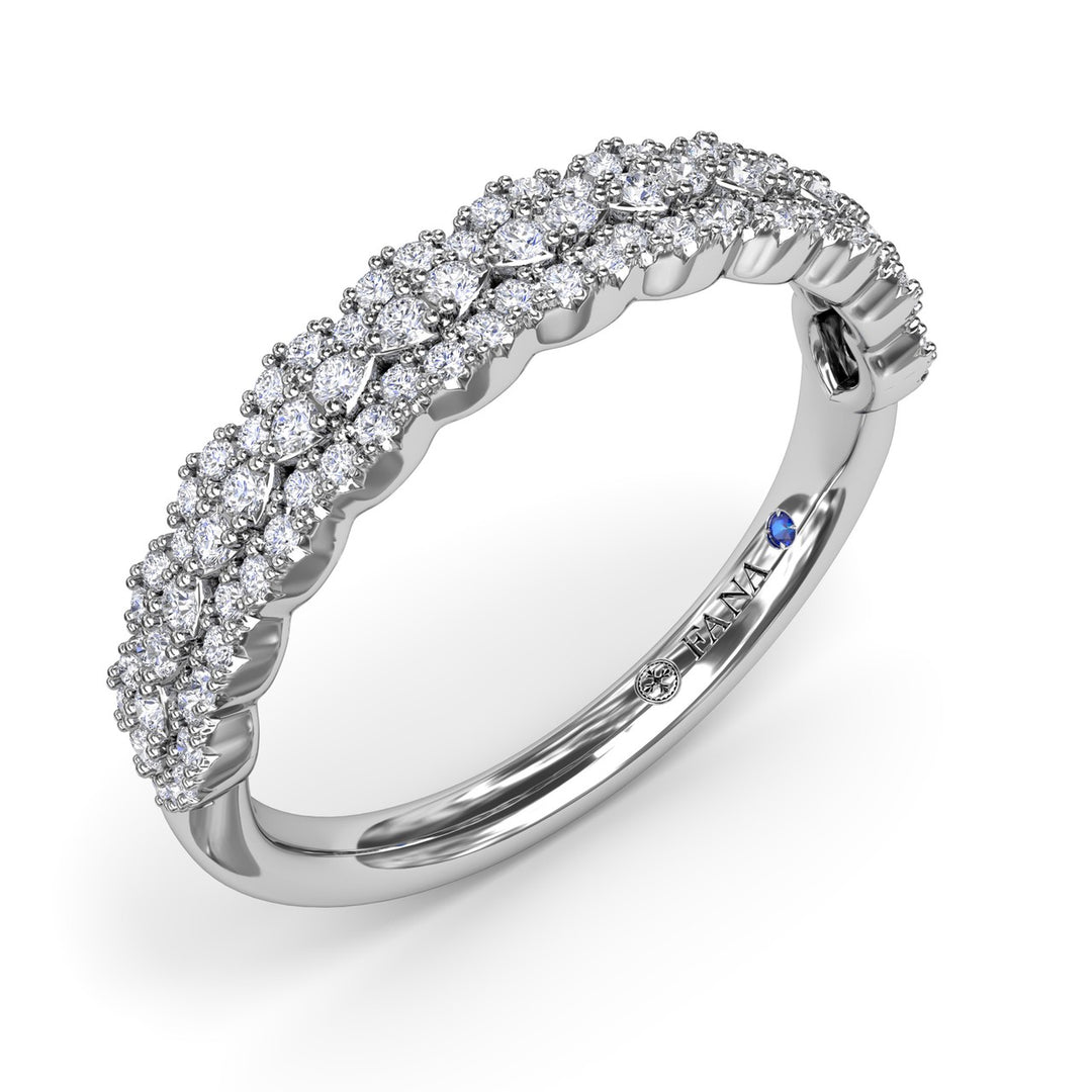 Marquise Shaped Diamond Band