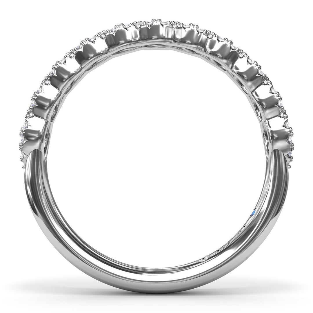 Marquise Shaped Diamond Band