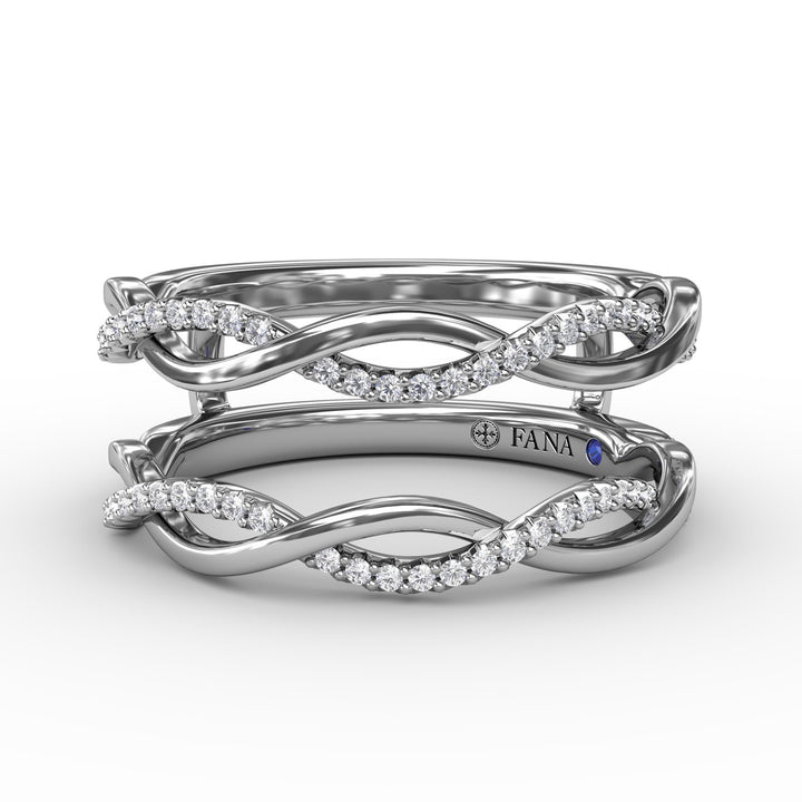 Diamond Twist Insert Ring