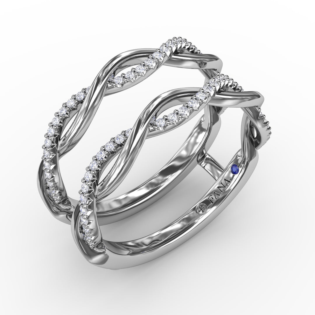 Diamond Twist Insert Ring